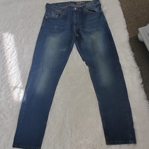 MEN'S SEAN JOHN MERCER SLIM STRAIGHT LEG JEANS! - Picture 2 of 16